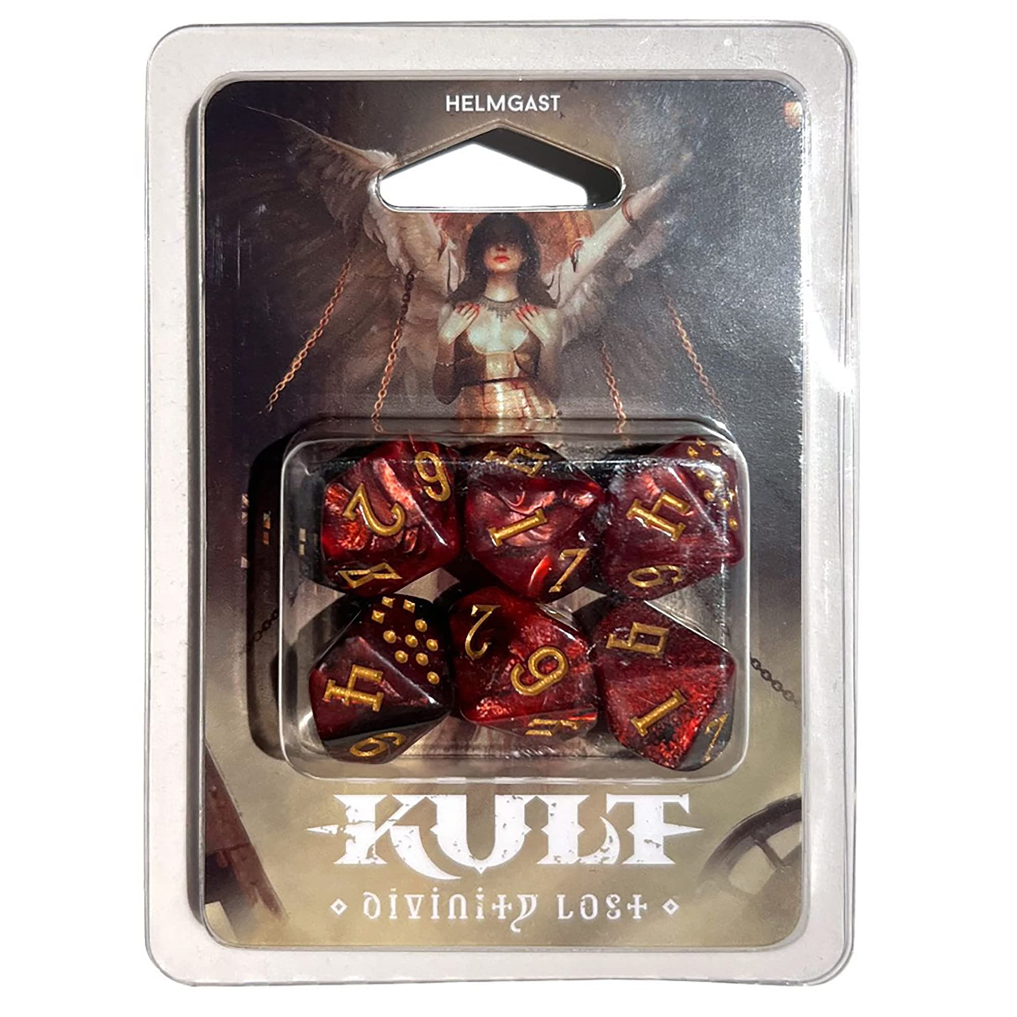 Amazon.com: Modiphius Kult: Divinity Lost Dice Set, Inferno